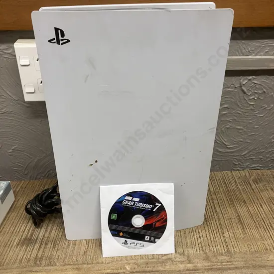 Sony Playstation 5 Model CFl-1002A (Sold As-Is Where Is) With Gran Turismo 7 Disc. Ser No. F10B019K411374900
