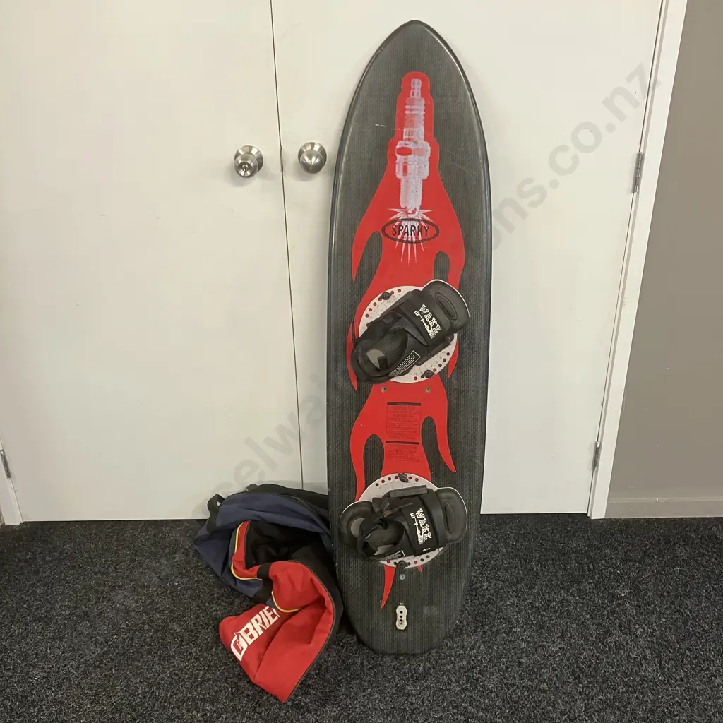 Sparky USA Wakeboard With O'neill Carry Bag (Zip Broken) Image 1++