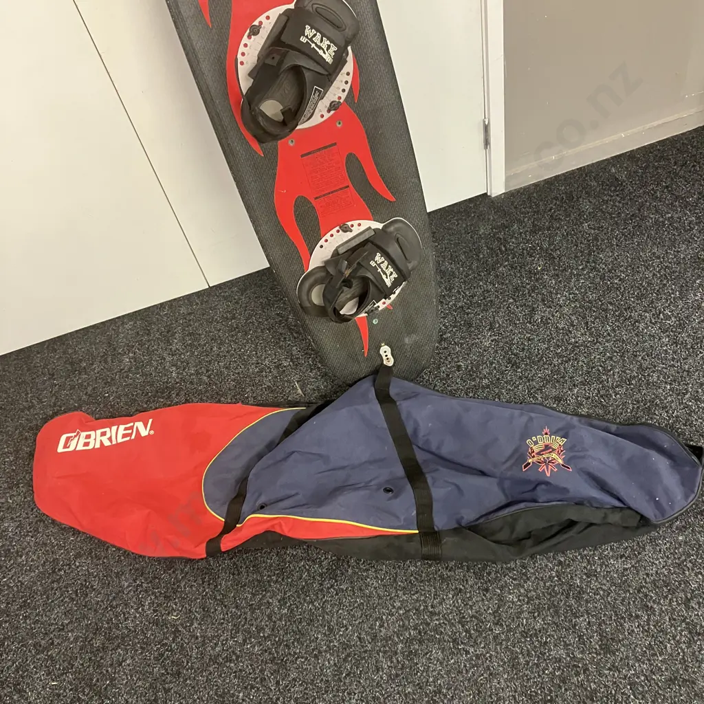 Sparky USA Wakeboard With O'neill Carry Bag (Zip Broken) Image 1++