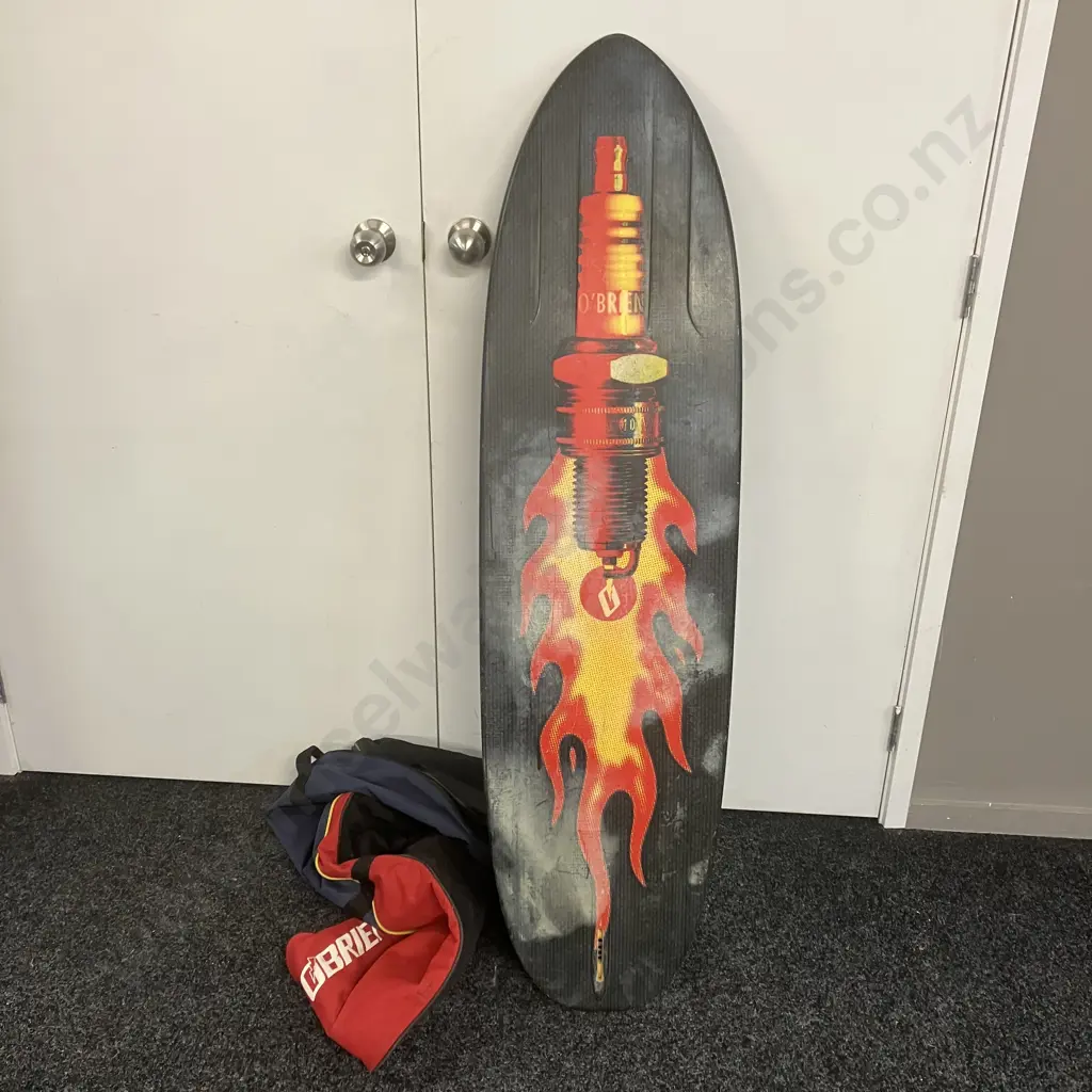 Sparky USA Wakeboard With O'neill Carry Bag (Zip Broken) Image 1++