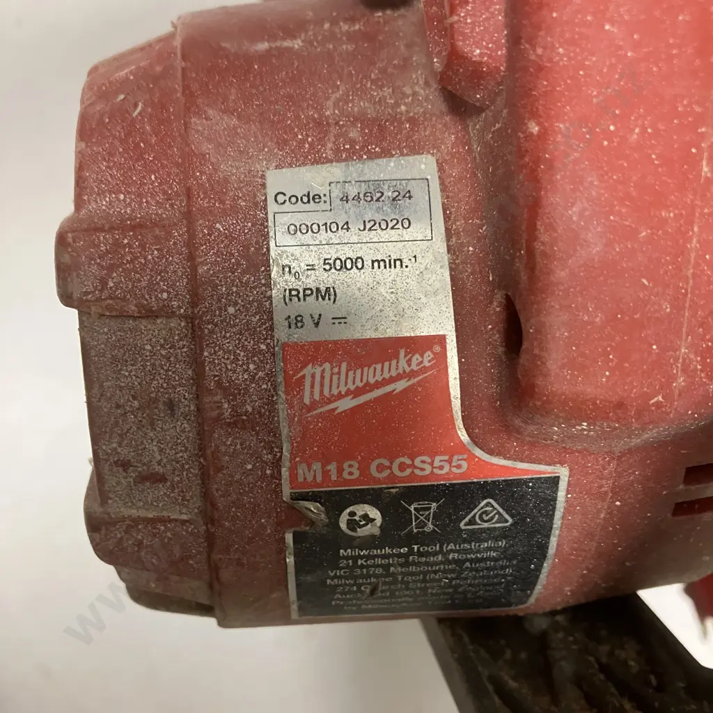 Milwaukee M18 FUEL Cordless Circular Saw Brushless 165mm 18V - Model CCS55 Skin Only Image 1++