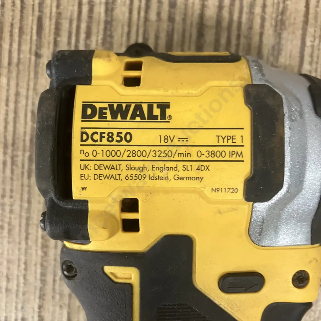 DeWalt DCF850 18V XR Brushless 3 Speed Compact Impact Driver (Skin Only) Image 1++
