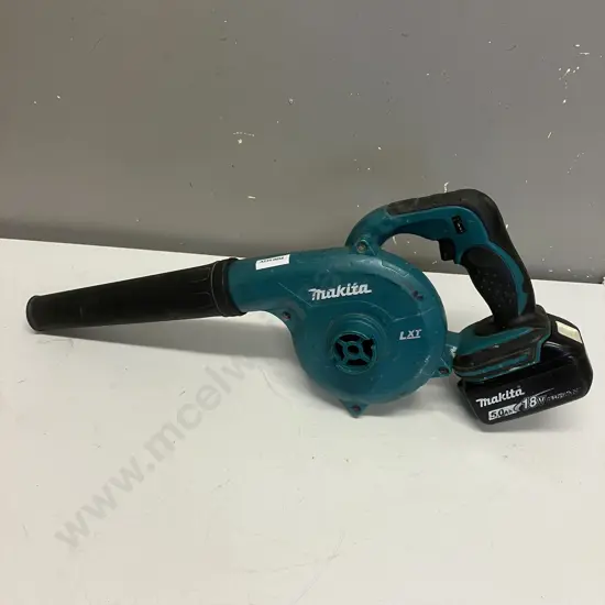 Makita BUB182 LXT Cordless Blower Short Nozzle 18V With 5.0Ah Battery (No Charger)
