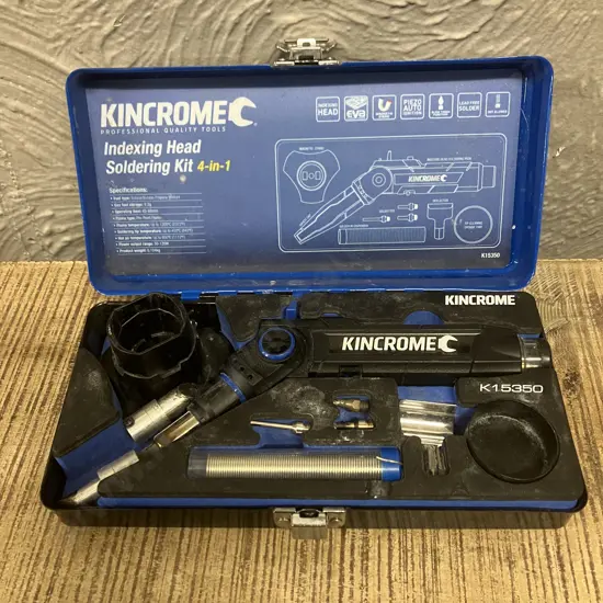 Kincrome 4-in-1 Indexing Head Butane Soldering Iron Kit