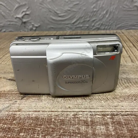 Retro Olympus Superzoom 70G Film Camera, 38-70mm Zoom