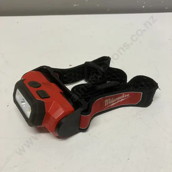 Milwaukee L4 HL USB Rechargeable Hard Hat Headlamp Kit Red Lithium (No Charger)