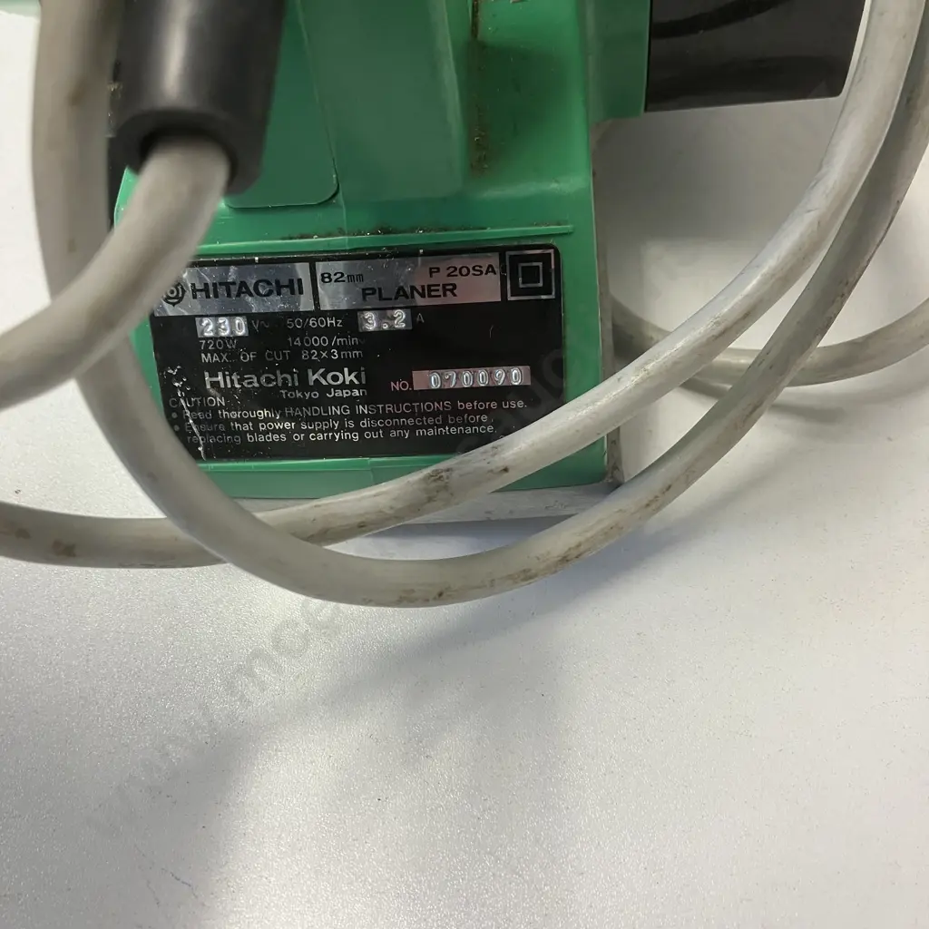 Hitachi Koki 185mm Circular Saw Model C78A & Hitachi 82mm Planer Model P 20SA Image 1++