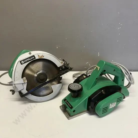 Hitachi Koki 185mm Circular Saw Model C78A & Hitachi 82mm Planer Model P 20SA