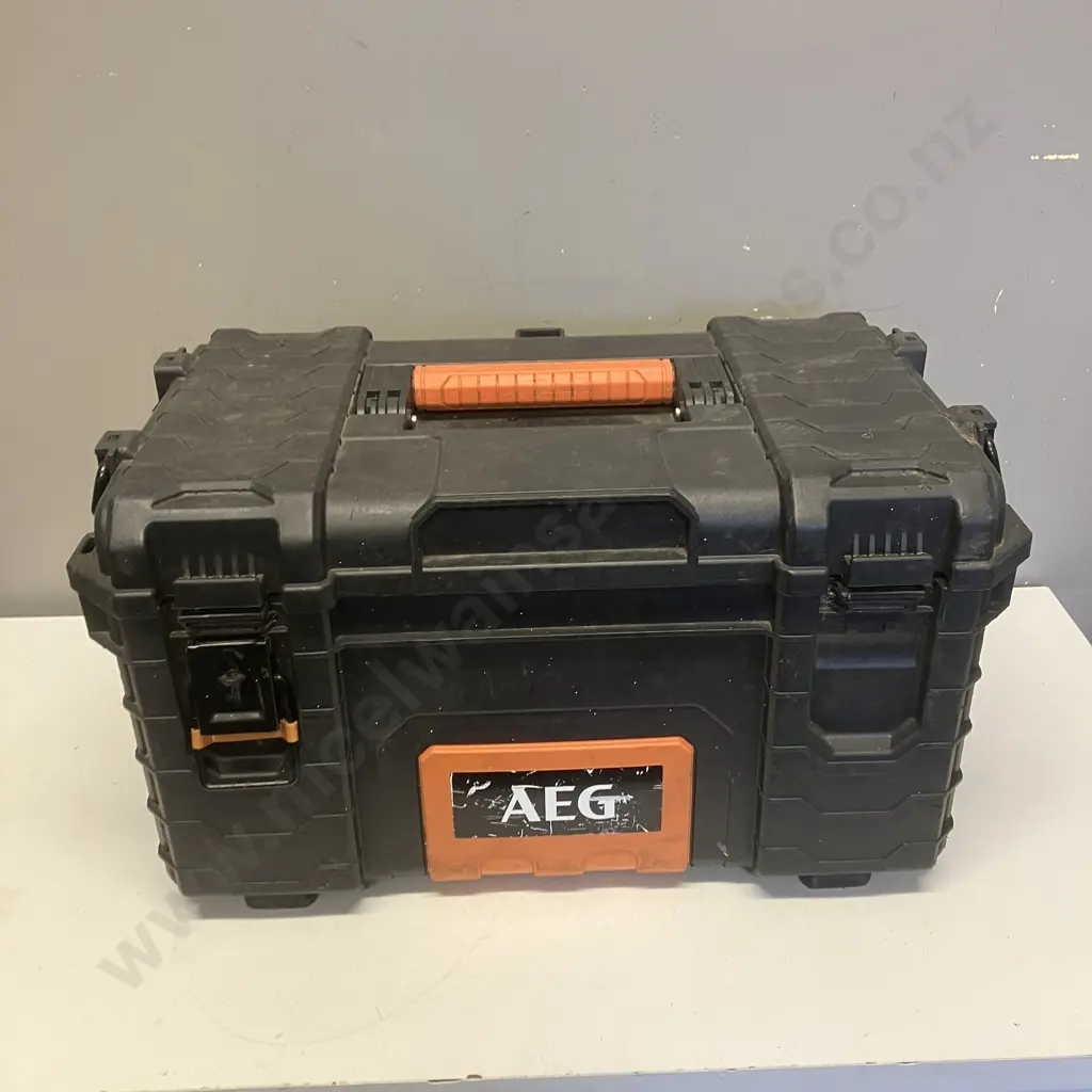 AEG Quickstack Toolbox, Pipe Wrench, Clamps, Hand Tools Etc Image 1++