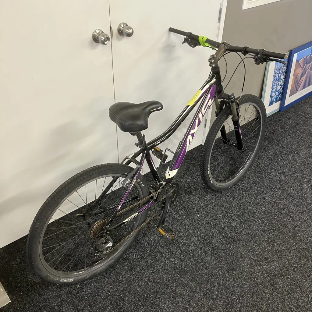 Axis 90 Bike, Black / Purple / White Colours Image 1++