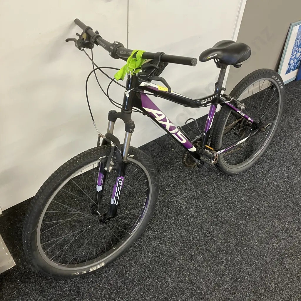 Axis 90 Bike, Black / Purple / White Colours Image 1++
