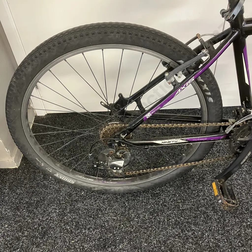 Axis 90 Bike, Black / Purple / White Colours Image 1++