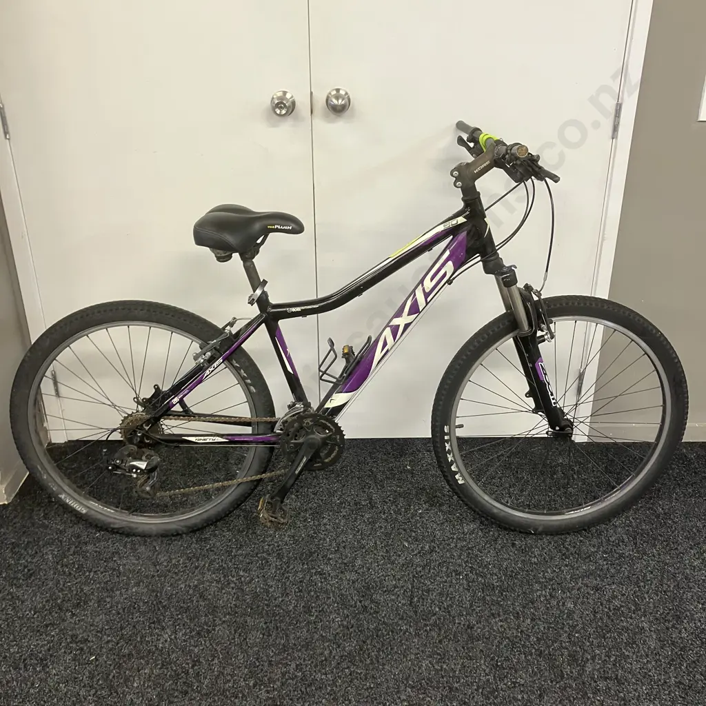 Axis 90 Bike, Black / Purple / White Colours Image 1++