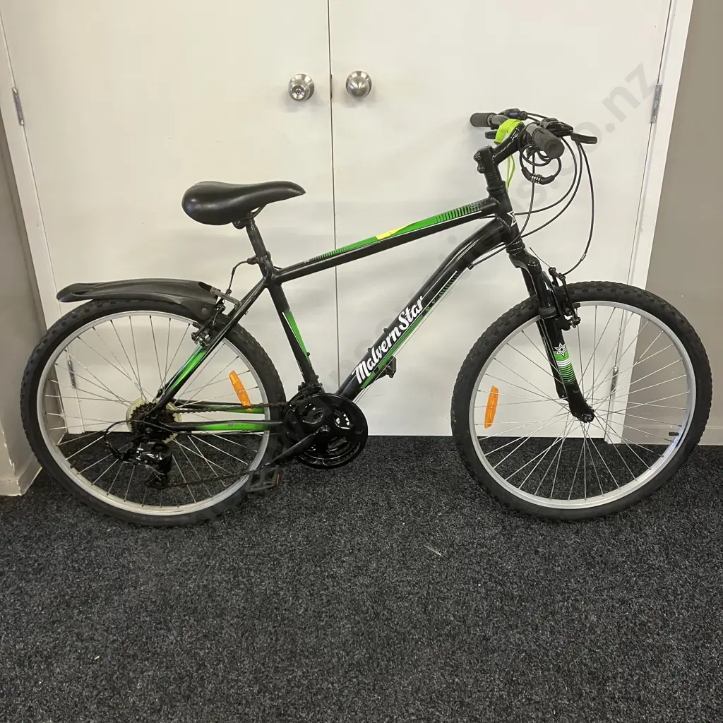 Black & Green Colour Malvern Star Bike Image 1++