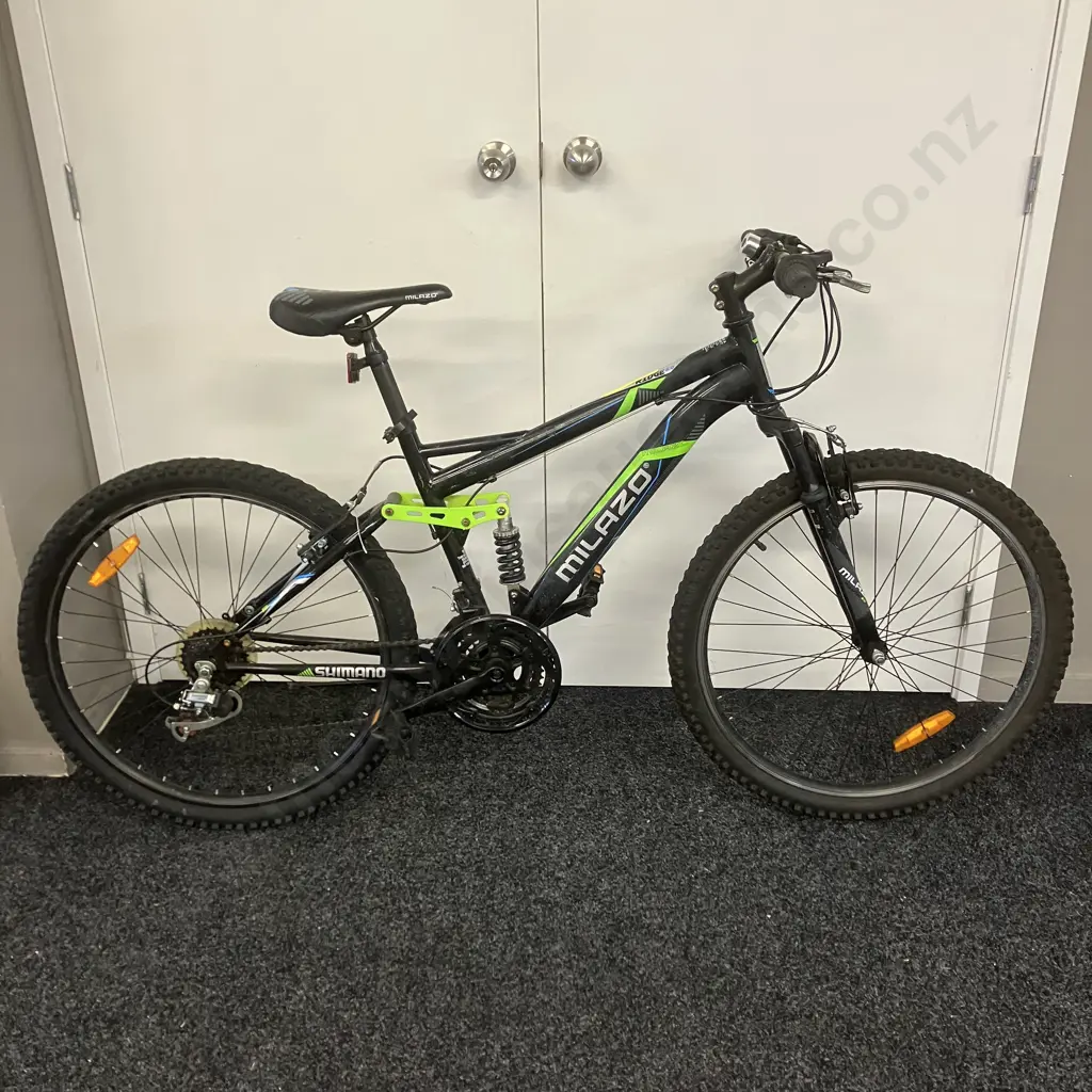 Milazo Ridge 2.0 Black & Green Bike Image 1++