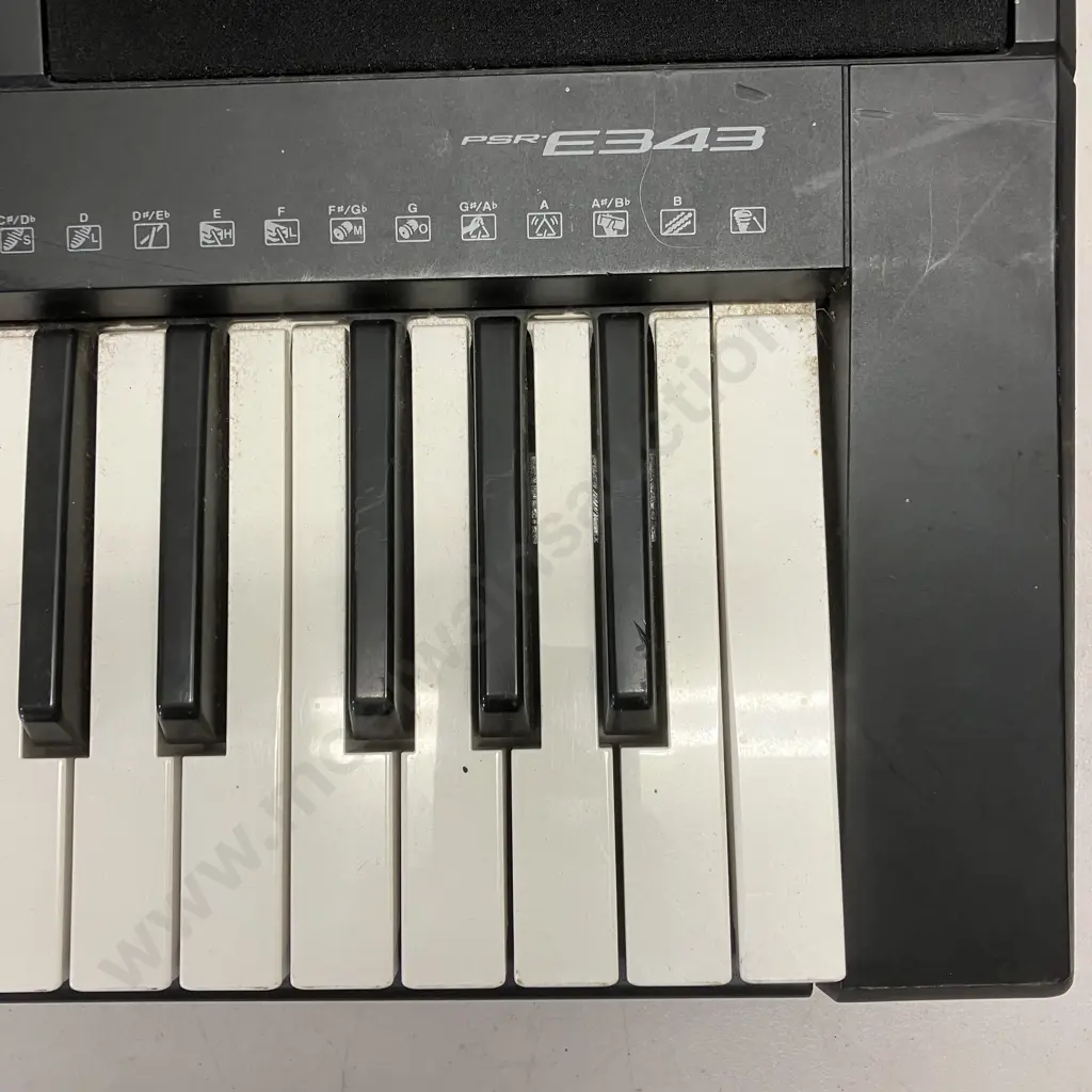 Yamaha PSR-W343 Keyboard (No Power Supply) Image 1++