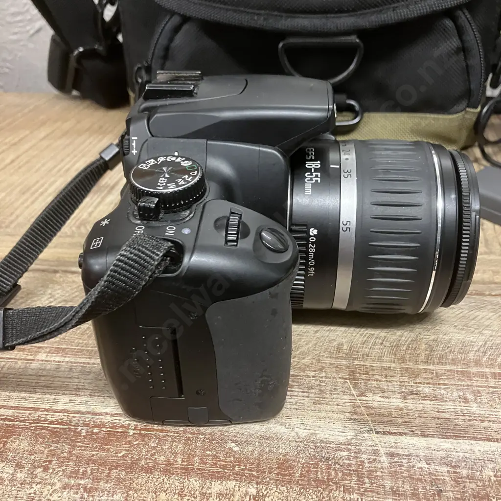 Canon EOS 400D Camera With 18-55mm Lens, Batteries & Charger, Bag & Remote Switch Image 1++