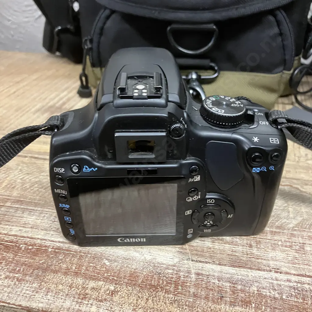 Canon EOS 400D Camera With 18-55mm Lens, Batteries & Charger, Bag & Remote Switch Image 1++