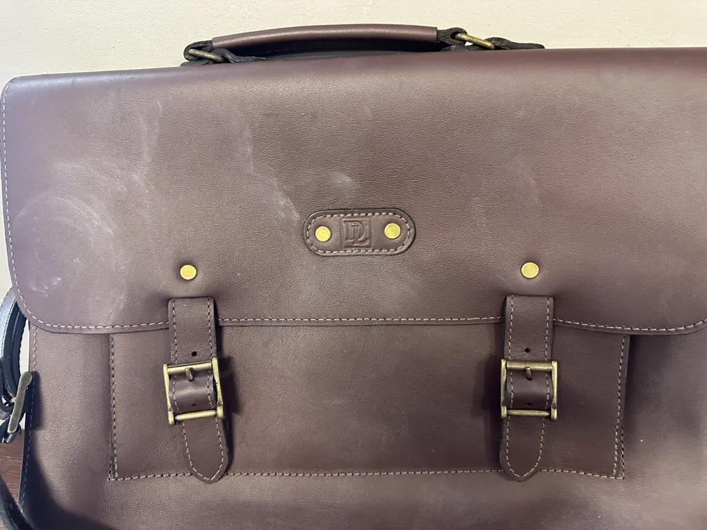 Brown Leather Satchel Hand Crafted By Drake Leather Limited Dunedin Image 1++
