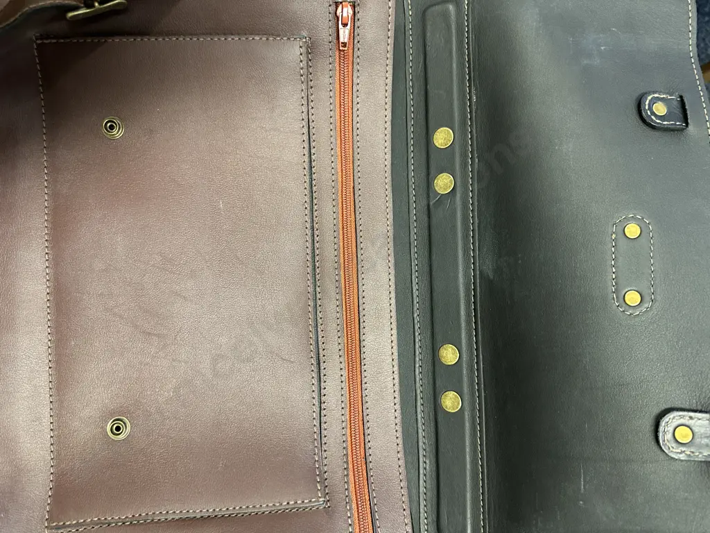 Brown Leather Satchel Hand Crafted By Drake Leather Limited Dunedin Image 1++