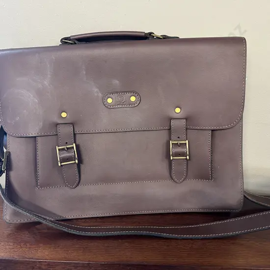 Brown Leather Satchel Hand Crafted By Drake Leather Limited Dunedin