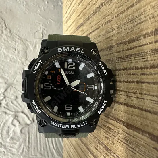 Smael Dual Time Military Digital Mens Watch #1545D