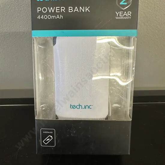 tech.inc Power Bank - 4400m Ah, Boxed