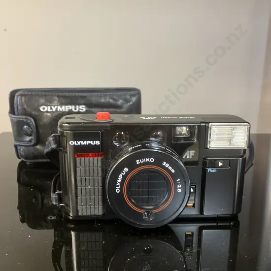 OLYMPUS AFL ("Picasso") Compact 35mm Film Camera - Zuiko 38mm f2.8  With Case, (Released 1983)