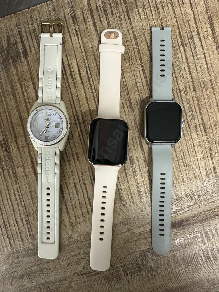 Grey Fit Bit, Oppo & White Adidas Unisex Watch ADM2924 Image 1++