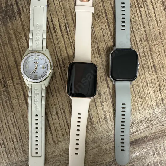 Grey Fit Bit, Oppo & White Adidas Unisex Watch ADM2924