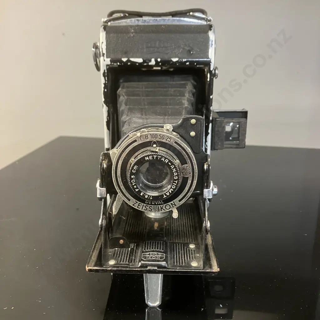 Zeiss Ikon NETTAR 515/2 with Nettar-Anastigmat 105mm f6.3 Derval Leaf Shutter (#J38147) 1930s Image 1++