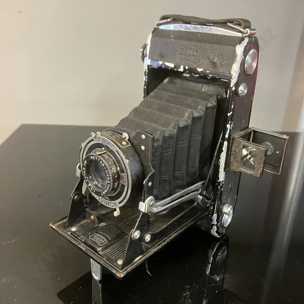 Zeiss Ikon NETTAR 515/2 with Nettar-Anastigmat 105mm f6.3 Derval Leaf Shutter (#J38147) 1930s Image 1++