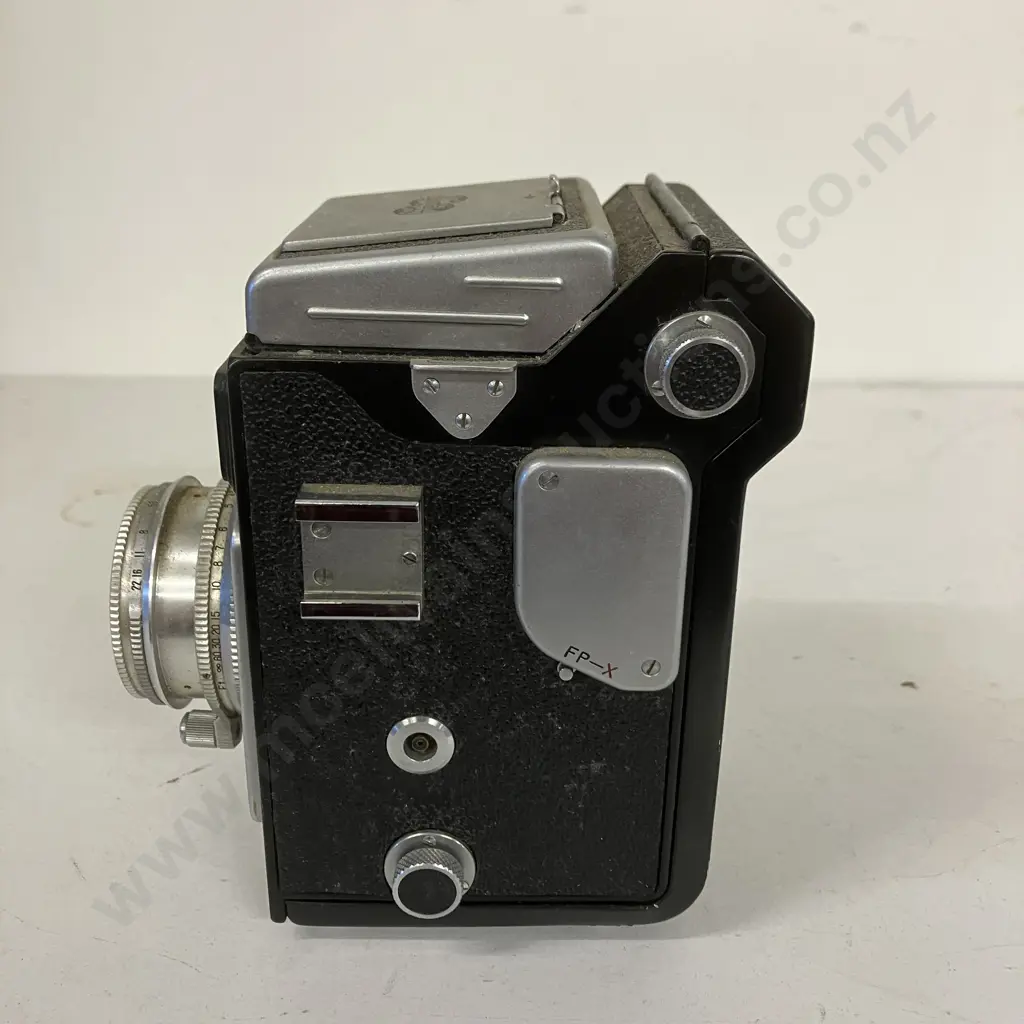 Vintage Kalimar Reflex Single Lens 6x6 SLR Camera (#552293) With F.C Kaligar 80mm F3.5 Lens  (#59859) Image 1++