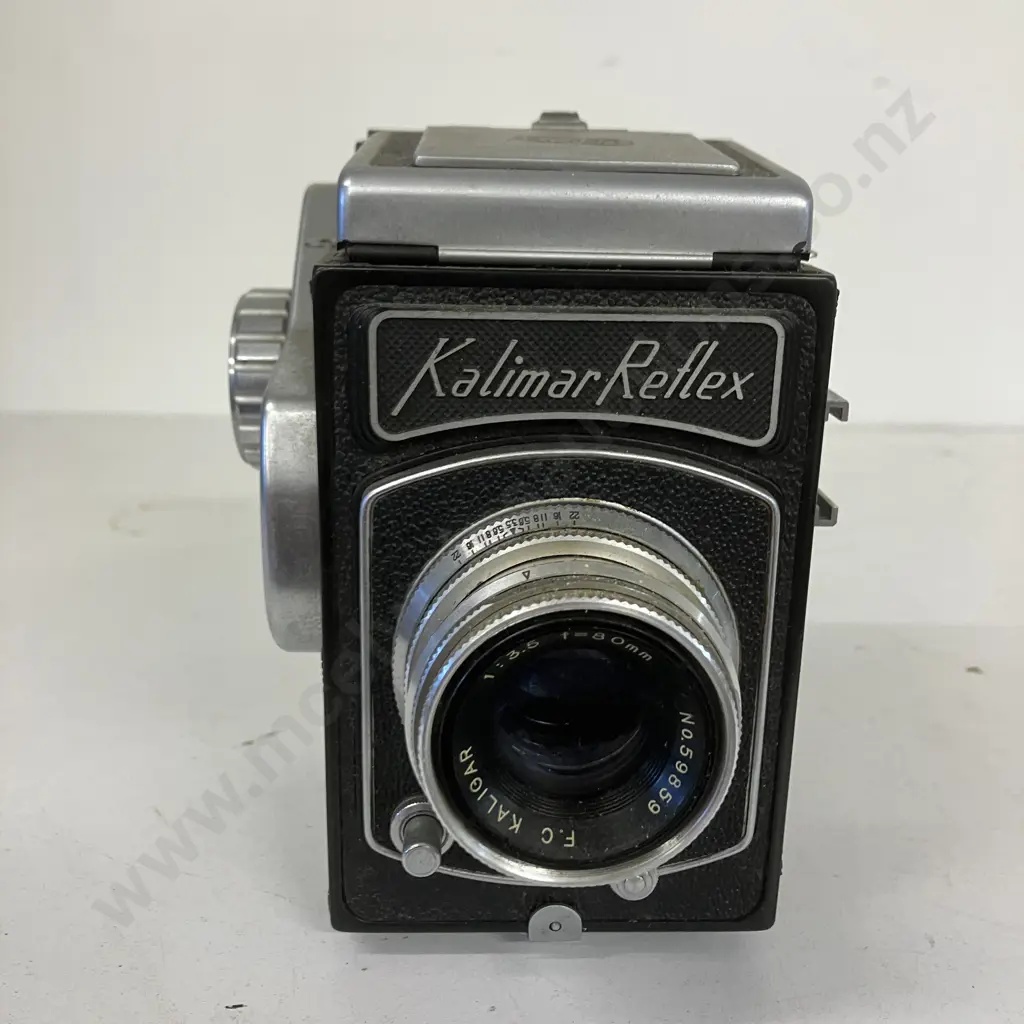 Vintage Kalimar Reflex Single Lens 6x6 SLR Camera (#552293) With F.C Kaligar 80mm F3.5 Lens  (#59859) Image 1++