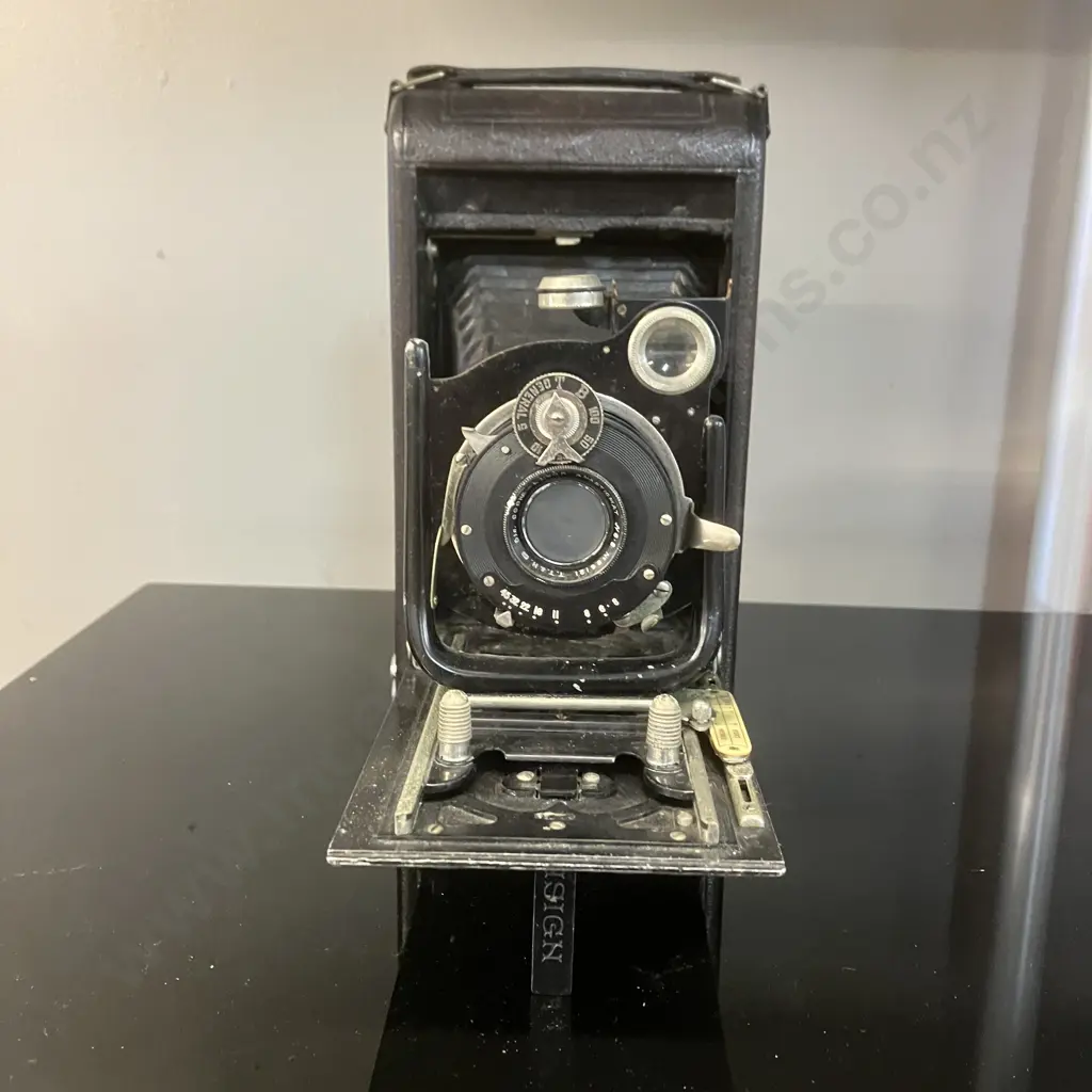 1920's Ensign Flush Back Folding Bellows Camera With Anastigmat Cooke-Luxor f6.8 Image 1++