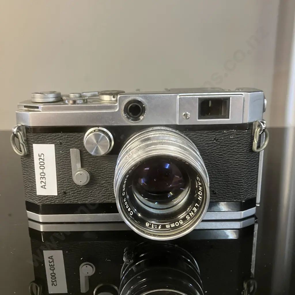 Rare Canon Model VL With Bottom Plate Marked L1 Rangefinder Camera (#558748) Canon 50mm f1.8 L39 Lens (#112277) JAPAN Image 1++