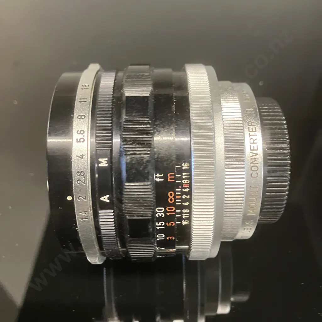 Canon FL 50mm f1:4 Lens (#11938) With Canon Lens Mount Converter B Canon FL/FD Lens to L39 Rangefinder Adapter - Japan Image 1++