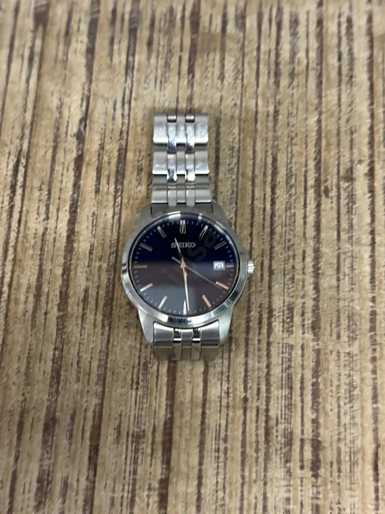 Mens Seiko Watch With Blue Face 231584 Image 1++