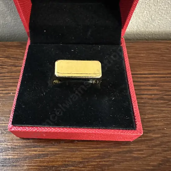 Ring Stamped 925 Engraved Italy House Of Auric