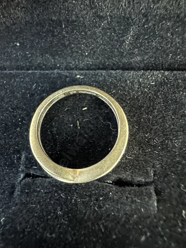 Micheal Hill Jewellers Gold Ring Stamped 10k With Small Diamonds Image 1++