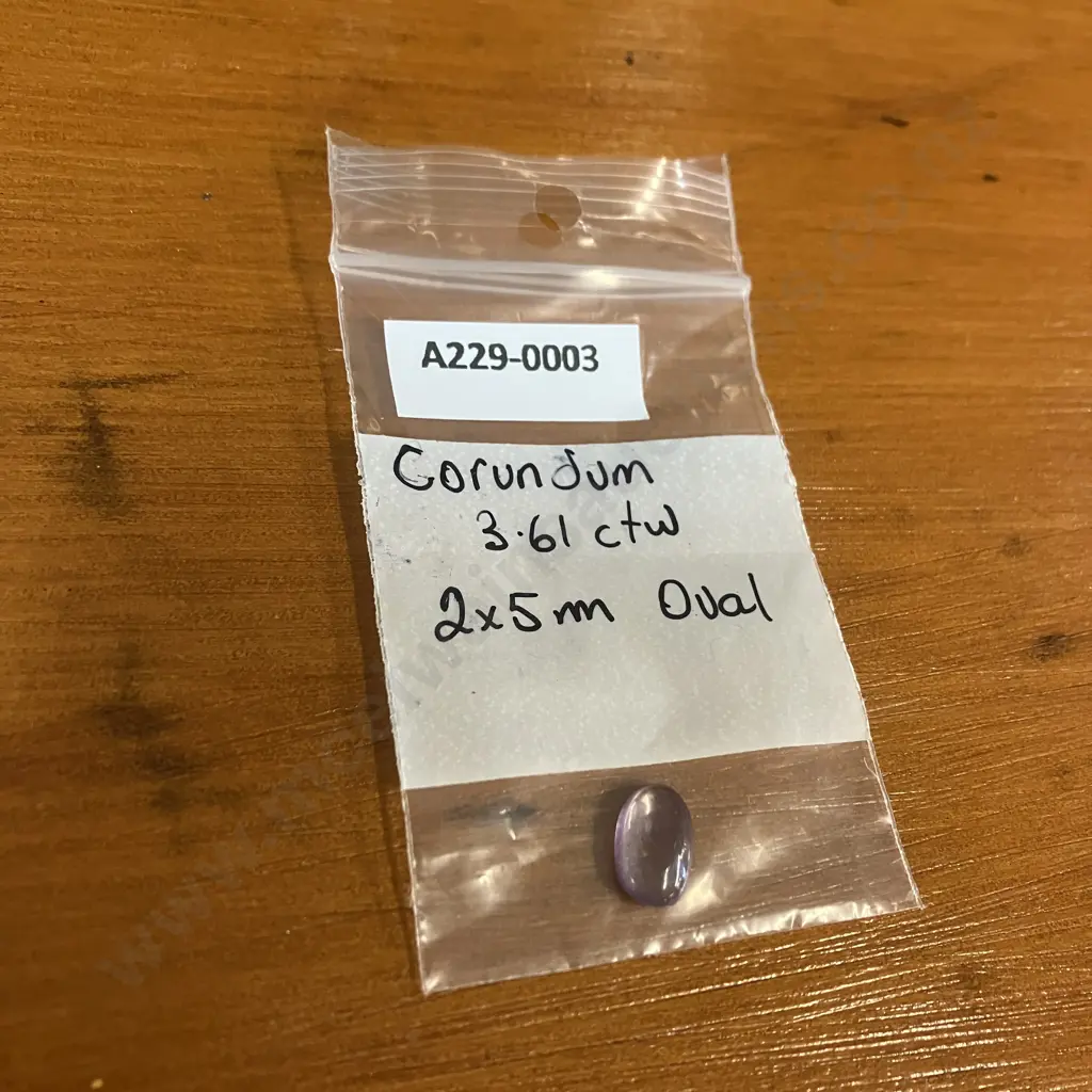Corundum 3.61 ctw 2.5mm Oval (RETURN TO VENDOR) Image 1++