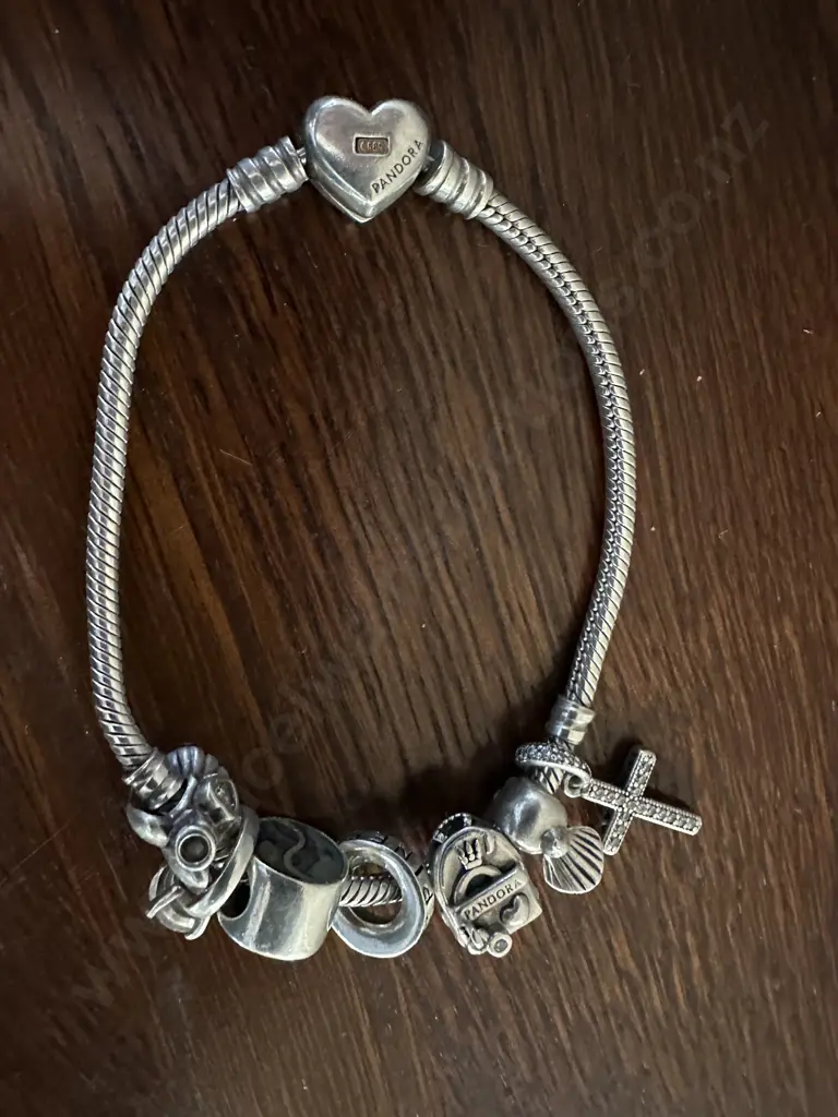 Pandora Bracelet With Assorted Charms Some Stamped 925 Image 1++