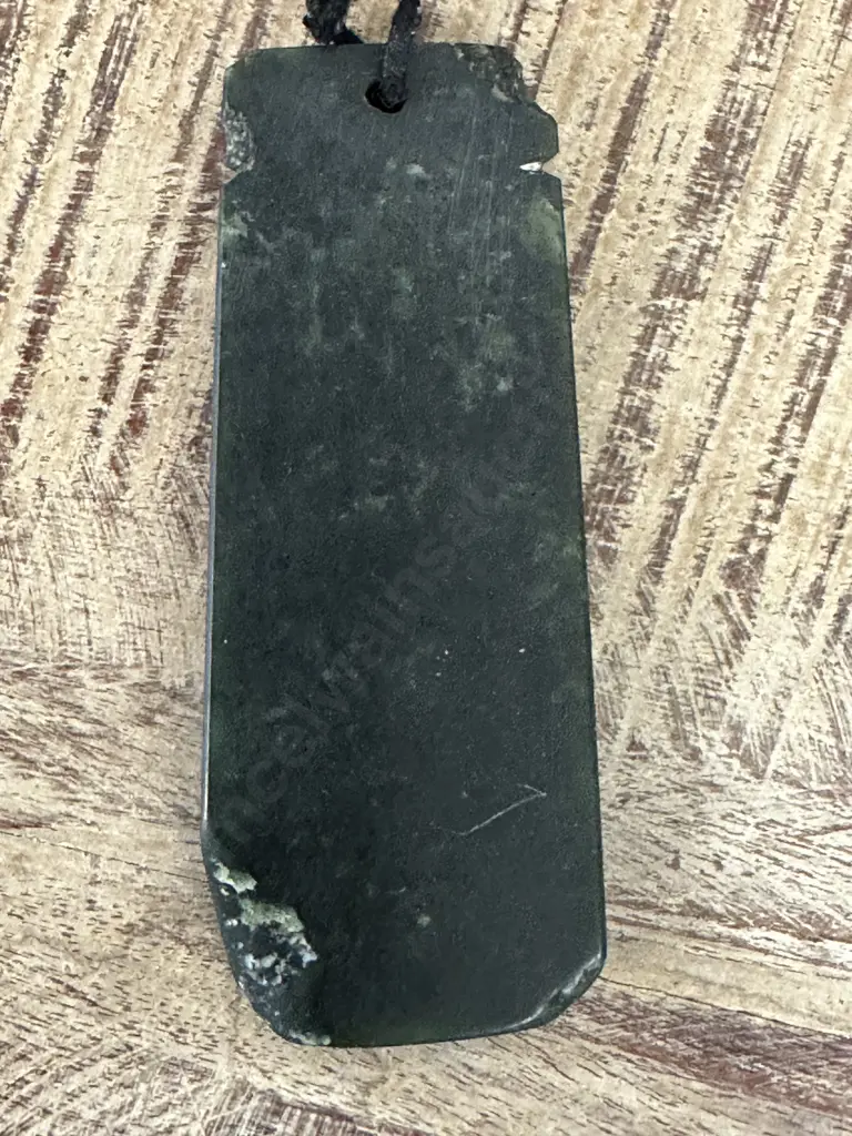 Large Pounamu Pendant Necklace (af) Image 1++