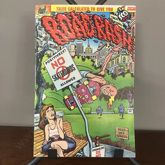 Rare Collectable Road Rash Comic #1 Published by SC8 Comix/Santa Cruz Skateboards, May 1988