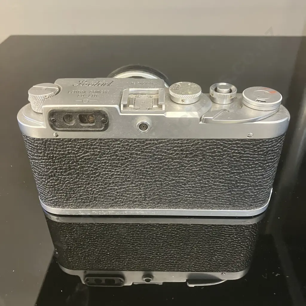 Rare Leotax Model K Rangefinder Camera (#3121807) With Canon 50mm f1.4 Lens (#1102506) 1955 Image 1++