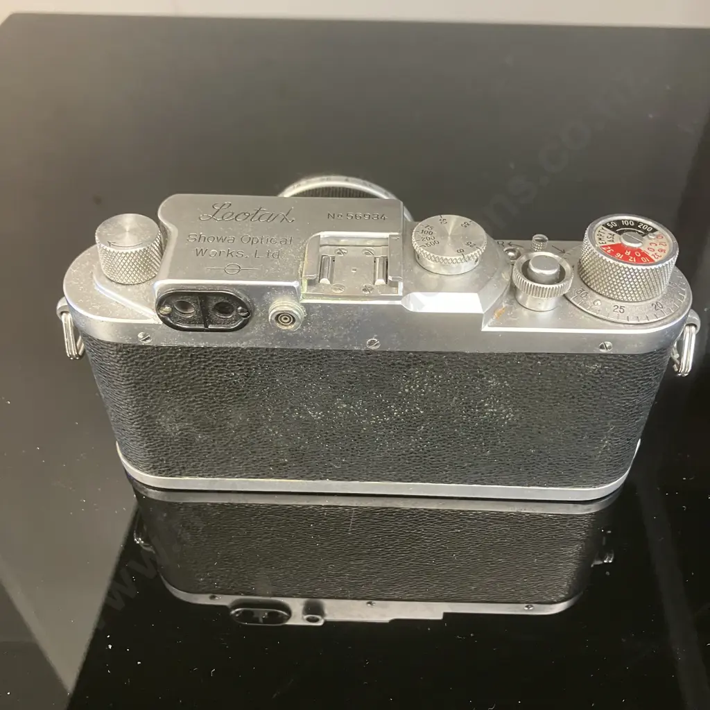 Rare Showa Works (Shōwa Kōgaku) Leotax K Rangefinder Camera (#56934) With Canon 50mm f1.8 Lens (#244123) 1955 Image 1++