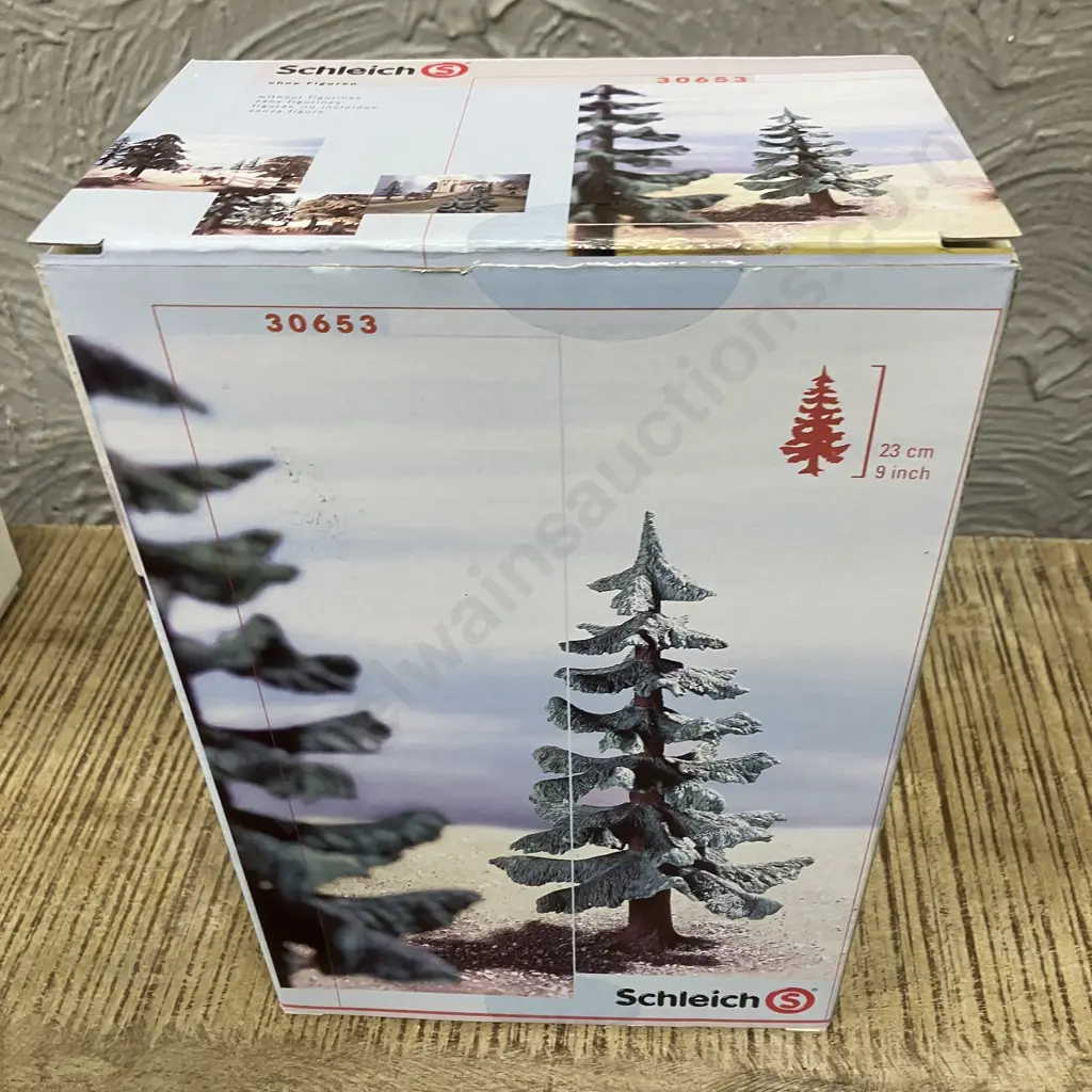 Rare Retired Schleich Fir Tree - No. 30653 (9" Model) Germany 2005. Brand New In Box Image 1++