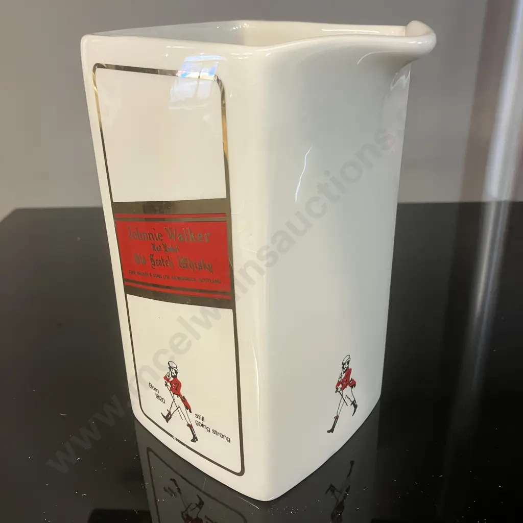 VIntage Johnny Walker Red Label Scotch Whisky 17cm Pitcher, Seton Pottery, England Image 1++