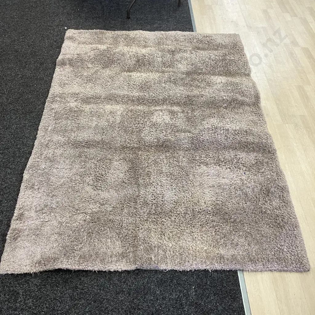 Tyler Brand Shaggy Floor Rug, Brown Tones. 226 x 155cm Image 1++