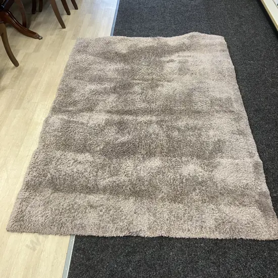Tyler Brand Shaggy Floor Rug, Brown Tones. 226 x 155cm